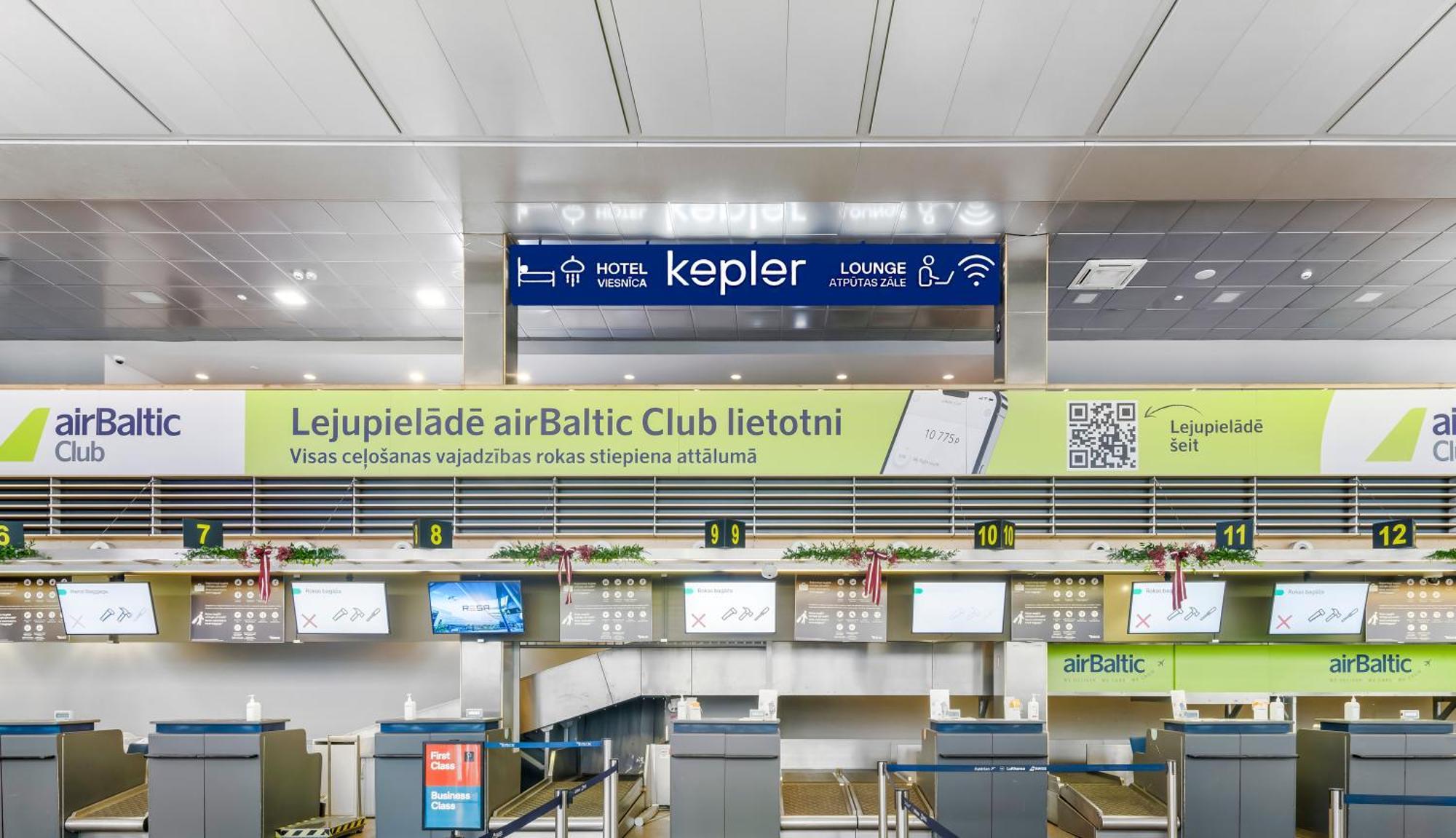 Kepler Club Riga Airport Hotel - Landside Public Area Ieki Zewnętrze zdjęcie